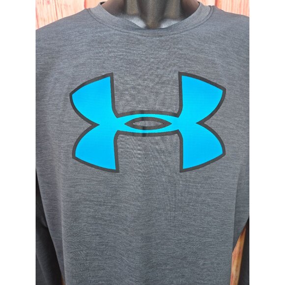 Under Armour Youth L/S Gray HeatGear Shirt YXL Loose Fit - Picture 2 of 8